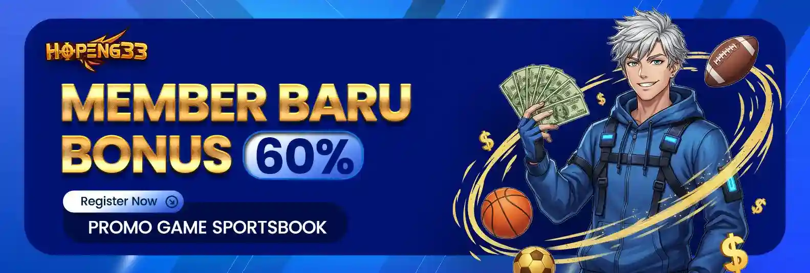 BONUS MEMBER BARU 60% SPORTBOOK