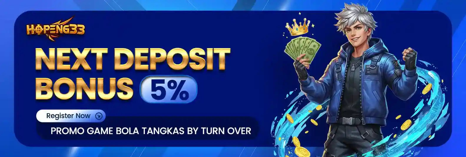 BONUS DEPOSIT 5% BOLA TANGKAS BY TURNOVER